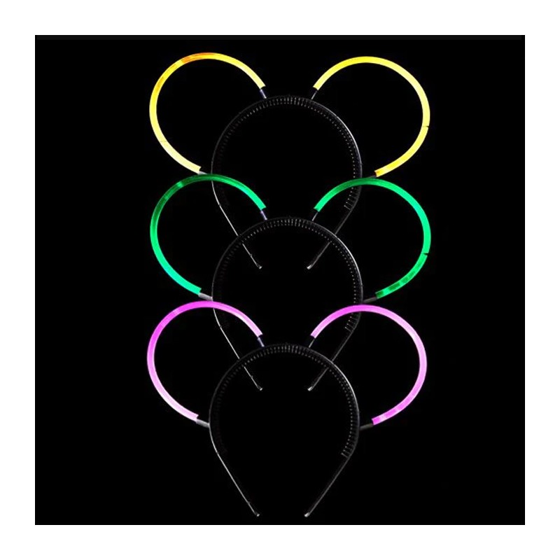 Firestars 5pz Montature Orecchie Luminose cerchietto Coniglio Acces...