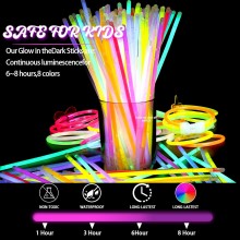 5pz braccialetti Luminosi Accessori bracciali doppi Fluorescenti Starlight DJ