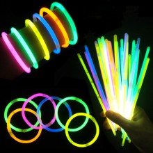 5pz braccialetti Luminosi Accessori bracciali doppi Fluorescenti Starlight DJ