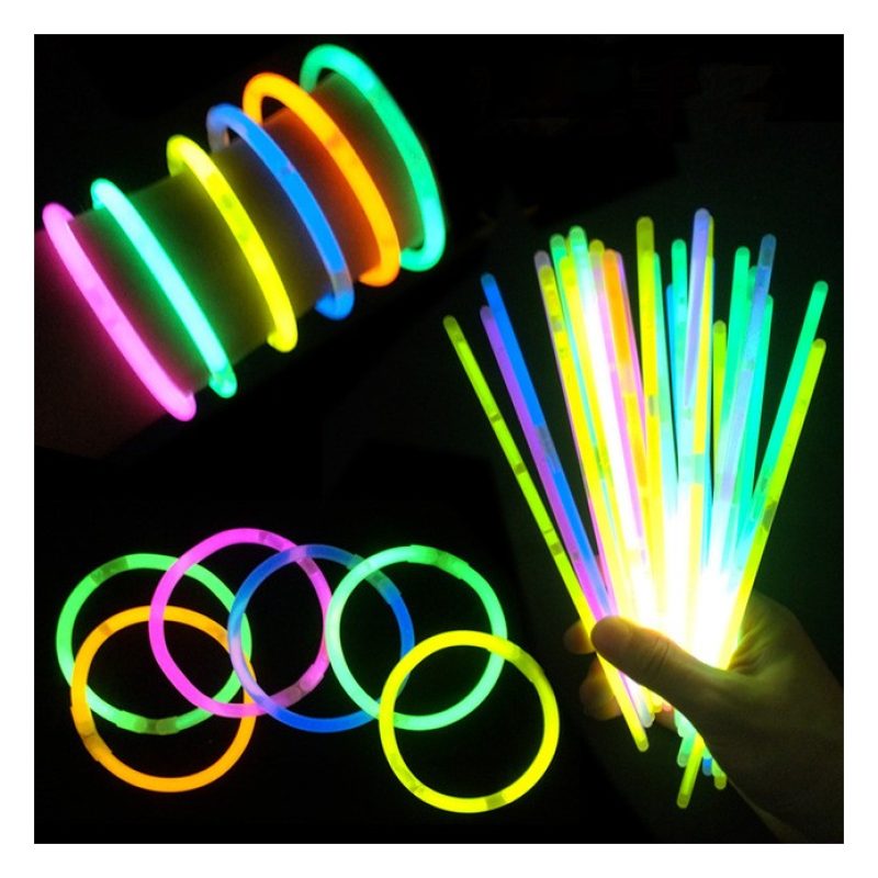 Firestars 5pz braccialetti Luminosi Accessori bracciali doppi Fluor...