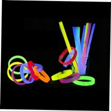 5pz braccialetti maxi Luminosi bracciali fluo discoteca Fluorescenti Starlight