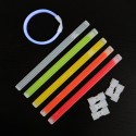 5pz braccialetti maxi Luminosi bracciali fluo discoteca Fluorescenti Starlight