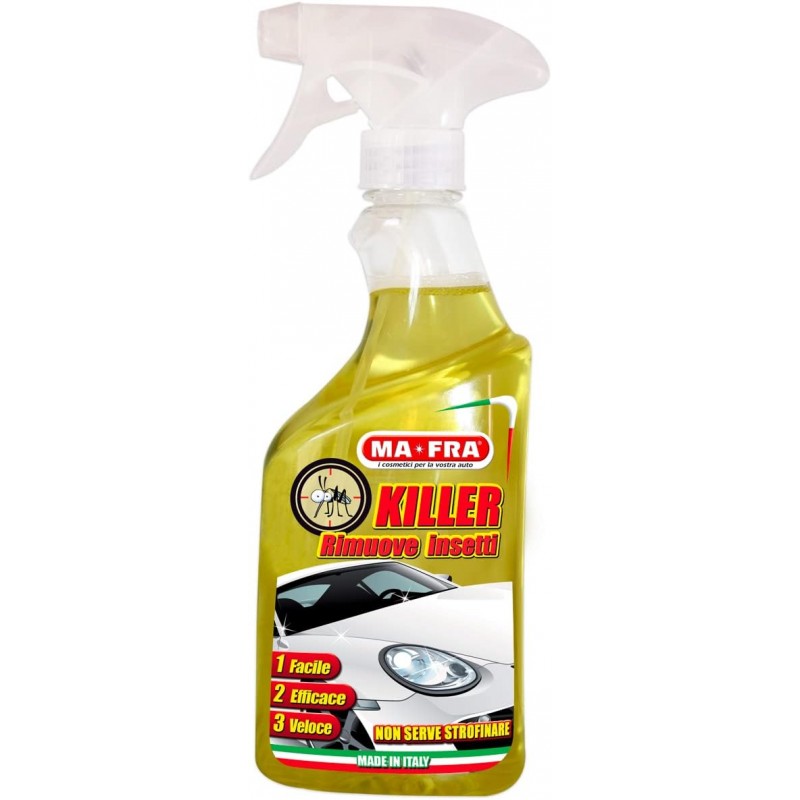 Ma-Fra Killer Detergente Spray per Auto Elimina Macchie Tracce di Insetti 500ml