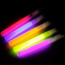 5pz fischietti Luminosi accessori discoteca Fluorescenti bastoncini star light