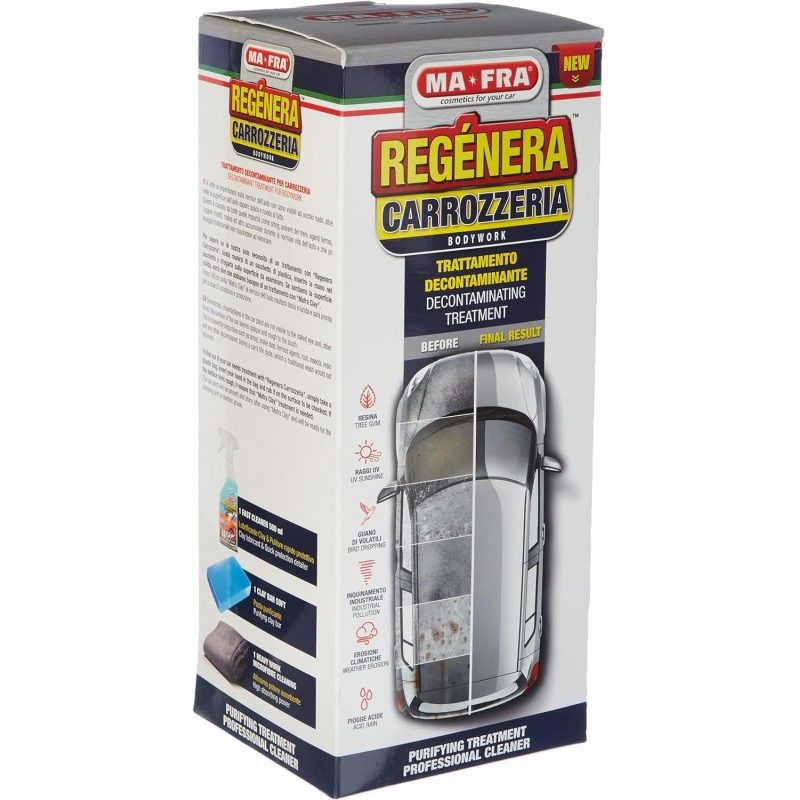Ma-Fra Mafra kit rigenera regenera carrozzeria auto fast cleaner 50...