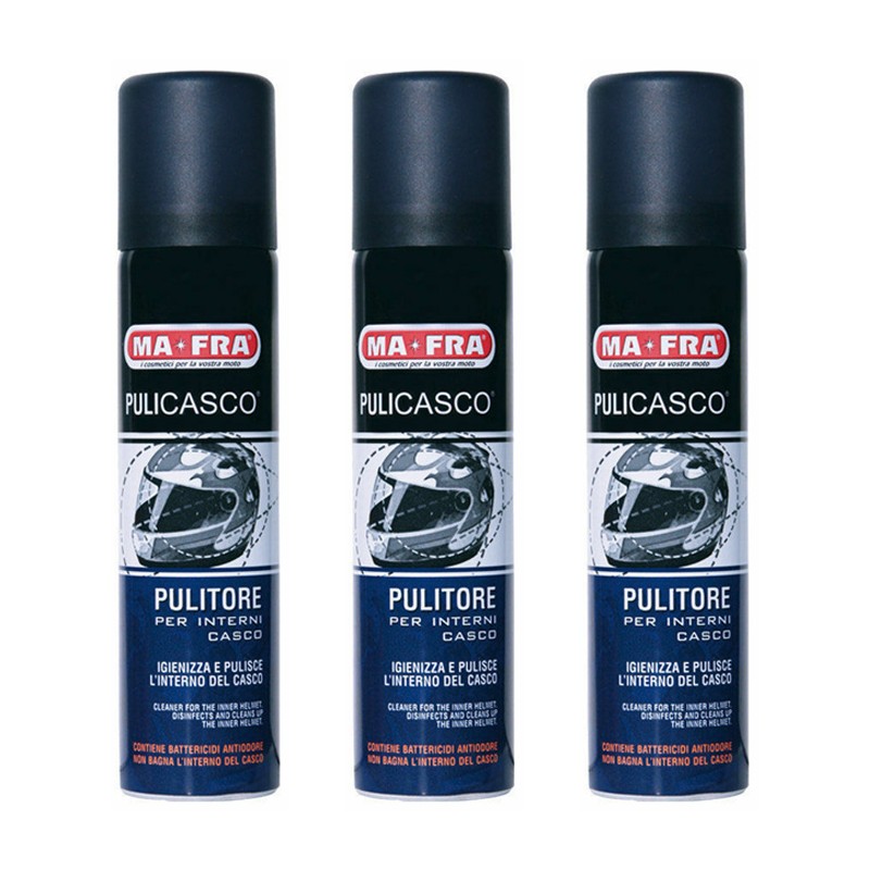 MA-FRA spray igienizzante 3 pz Casco Pulicasco 75ML Puitore pulizia interna