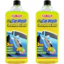 MAFRA 2 pezzi Car Wash Shampoo Cera 1 LT alte prestazioni pulizia esterni auto