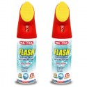 2x FLASH MA-FRA Pulisci Sedili Tessuti auto interni Schiuma secca MAFRA 400ml