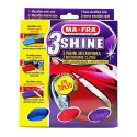 MA-FRA 3SHINE 3 panni microfibra anti aloni interno esterno vetri auto moto 0309