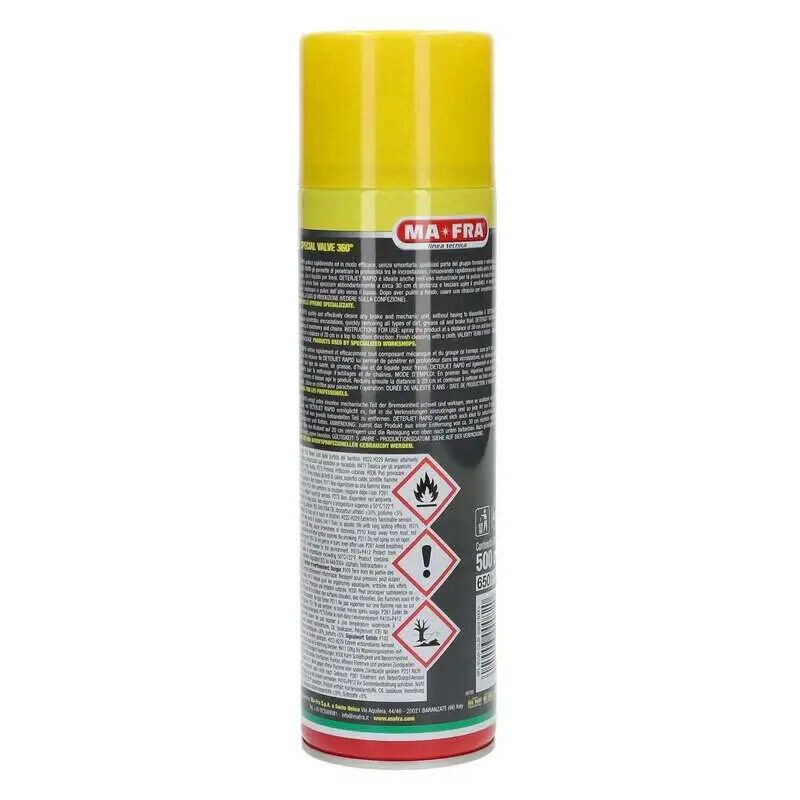 MAFRA DETERJET RAPID Spray sgrassante professionale officina e gara...