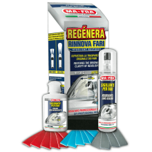 MA-FRA Kit Regenera rinnova lucida ripristina trasparenza fari auto moto H0590