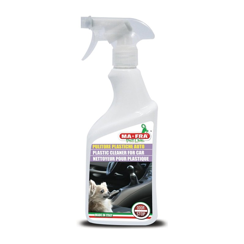 MAFRA pulitore plastiche deterge auto odor stop antidepositante pelo cane gatto