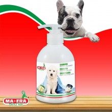 MAFRA Shampoo pulizia cura cane cani pelo bianco elimina giallastro Pet Line