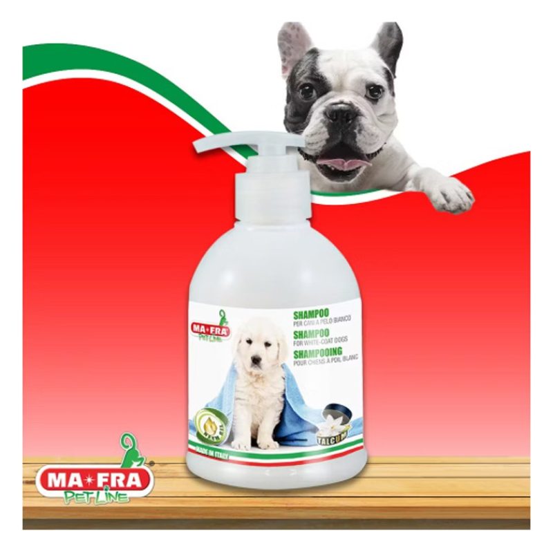 MAFRA MAFRA Shampoo pulizia cura cane cani pelo bianco elimina gial...