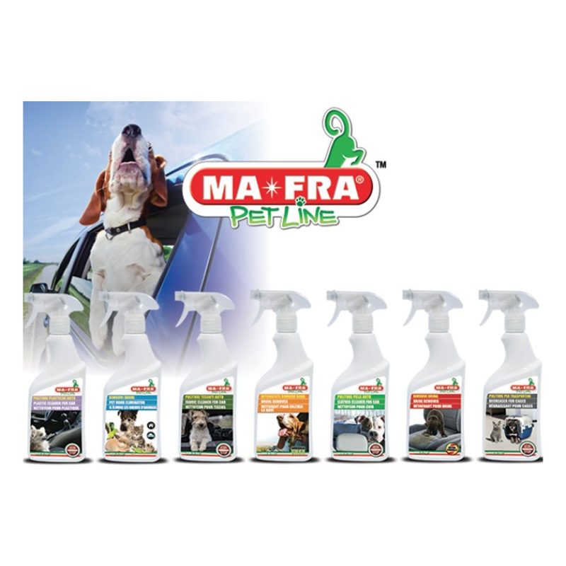 MAFRA Ma-Fra Pulitore per tessuti auto linea pet pulisce bava impro...