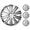 4 RACING Set 4 Copricerchi universali coppe copriruota borchie Giga...