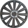 4 RACING Set 4 Copricerchi universali coppe copriruota borchie Spid...