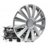 4 RACING Set 4 Copricerchi universali coppe copriruota borchie Spid...