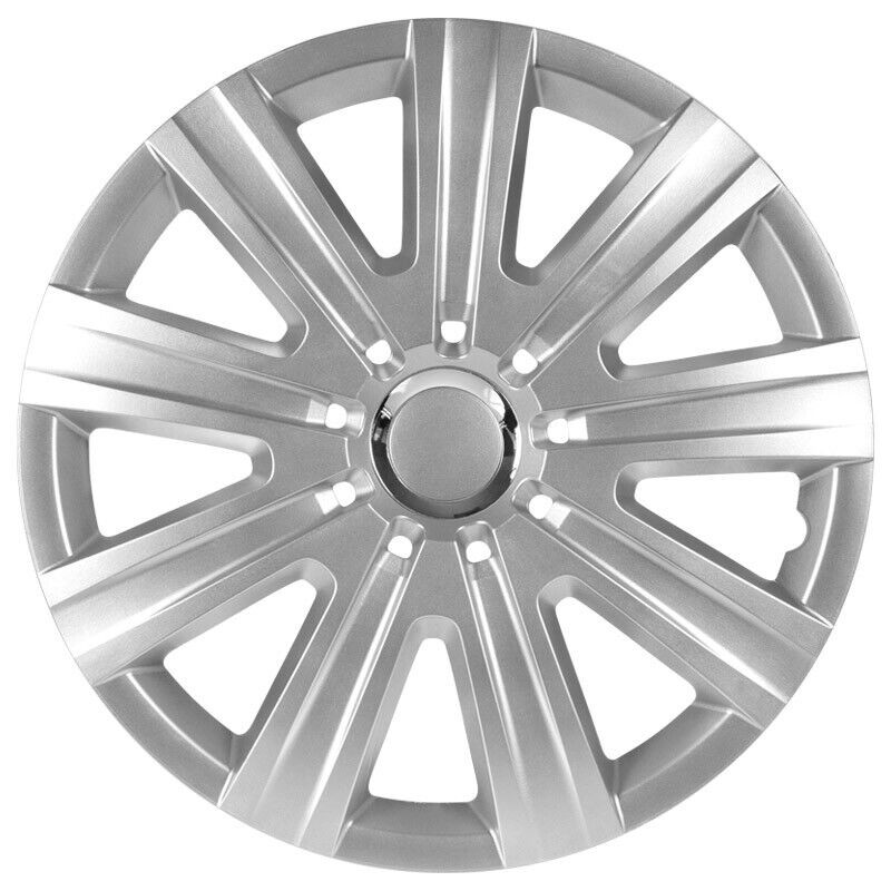 4 RACING Set 4 Copricerchi universali coppe copriruota borchie 13"/...