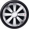 4 RACING Set 4 Copricerchi universali coppe copriruota borchie RS-T...