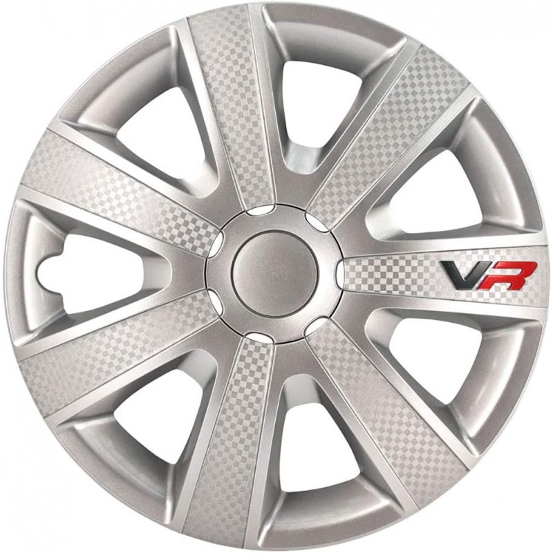 4 RACING 4 Copricerchio universale coppe copri ruota borchie VR 13"...