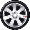 4 RACING 4 Copricerchio universale coppe copri ruota borchie VR 13"...