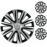 4 RACING Set di 4 Copricerchi universale coppe auto Nardo Grigio / ...