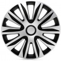 Set di 4 Copricerchi universale coppe auto Nardo Grigio / Nero 13/14/15 Pollici