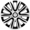 4 RACING Set di 4 Copricerchi universale coppe auto Nardo Grigio / ...