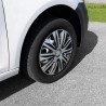 4 RACING Set di 4 Copricerchi universale coppe auto Nardo Grigio / ...