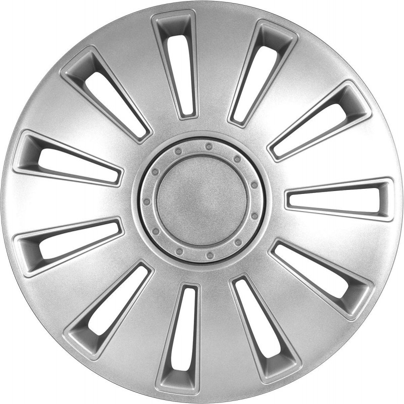 Set di 4 Copricerchi universali coppe auto Silvestone Grigio 13/14/15 Pollici