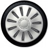 4 RACING Set di 4 Copricerchi universali coppe auto Silvestone Grig...