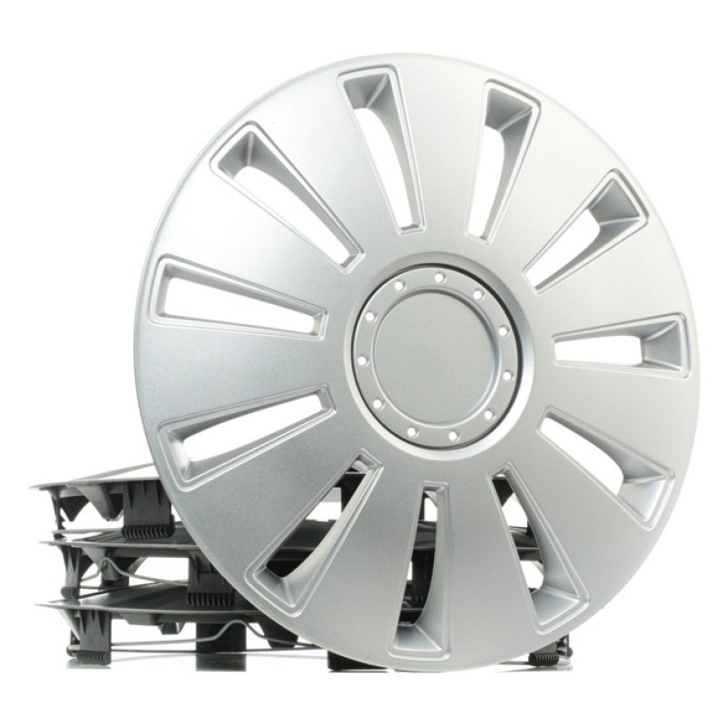 4 RACING Set di 4 Copricerchi universali coppe auto Silvestone Grig...