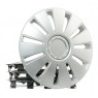 4 RACING Set di 4 Copricerchi universali coppe auto Silvestone Grig...
