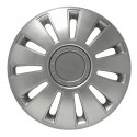 Set di 4 Copricerchi universali coppe auto Silvestone Grigio 13/14/15 Pollici