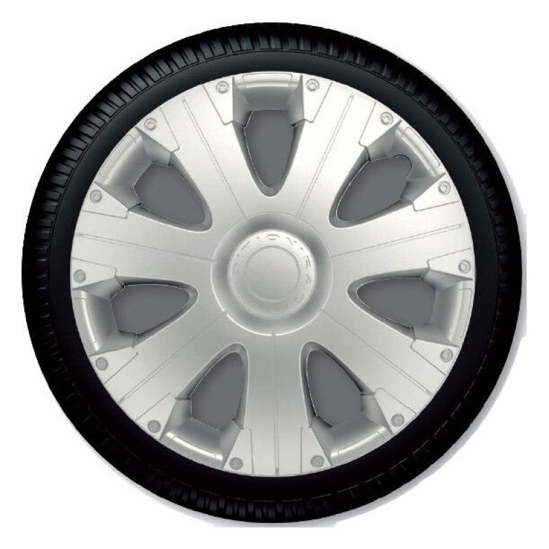 4 RACING Set 4 Copricerchi Copri ruota Coppa Borchie Auto Universal...