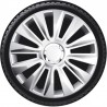 4 RACING Set 4 Copricerchi Copri ruota Coppa Borchie Auto Universal...