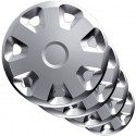 Set 4 Copricerchi Copri ruota Coppa Borchie Auto Universale 16" Pollici Monza