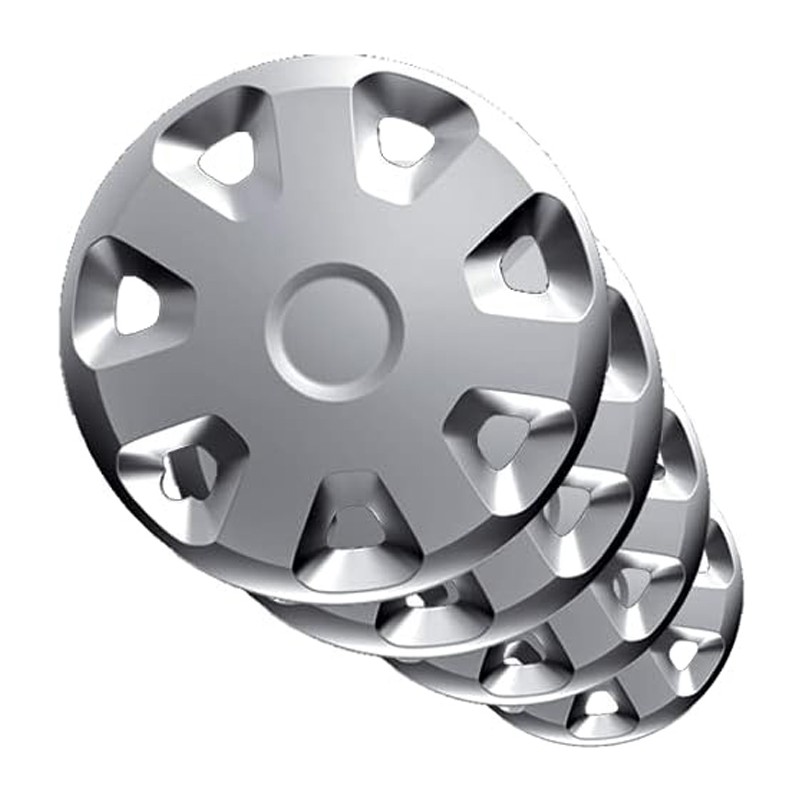 4 Copricerchi Serie Per Renault Trafic - Coppe Ruota 16 Pollici, Stile Originale, Made Italy