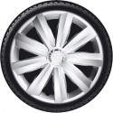 Set 4 Copricerchi Copri ruota Coppa Borchie Auto Universale 14/15/16 Pollici