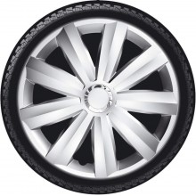 Set 4 Copricerchi Copri ruota Coppa Borchie Auto Universale 14/15/16 Pollici