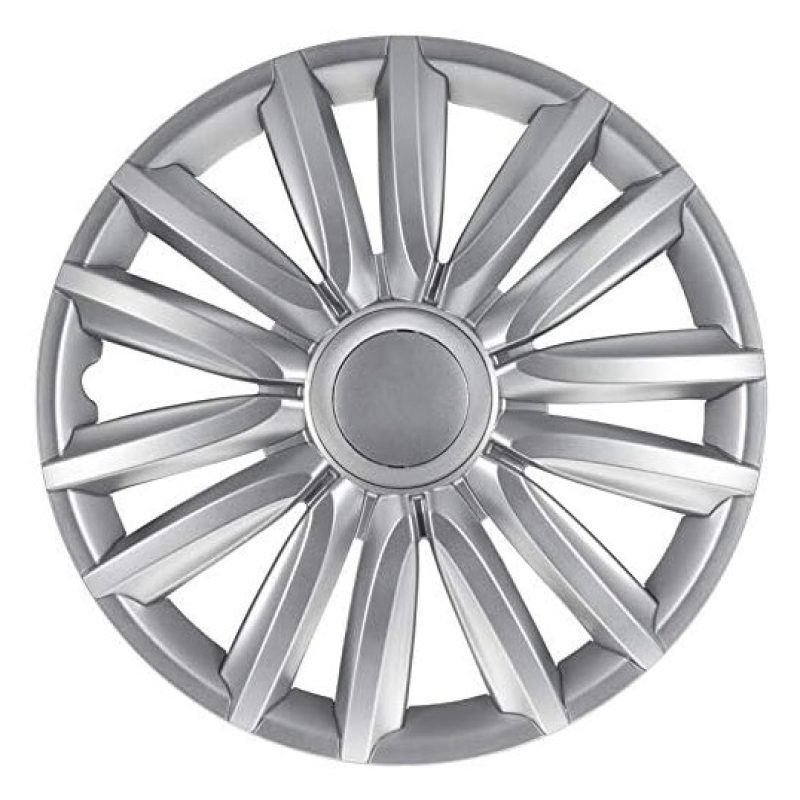 4 RACING Set 4 Copricerchi Copri ruota Coppa Borchie Auto Universal...