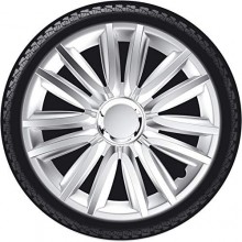 Set 4 Copricerchi Copri ruota Coppa Borchie Auto Universale 13/14/15/16 Pollici