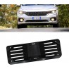 Portatarga Anteriore in plastica Nero Fissaggio Rapido Auto Europeo...