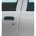 Coppia Salvaporta protezione portiere auto trasparente montaggio a incastro 65cm