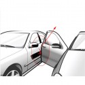 Coppia Salvaporta protezione portiere auto trasparente montaggio a incastro 65cm
