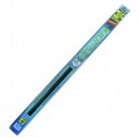 Coppia Gommini Spazzola Tergicristallo 61cm Universali 6,5mm Nero Con rotaia