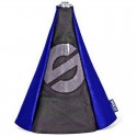 Cuffia cambio universale per leva cambio in simil pelle Sparco nera e blu 25 cm