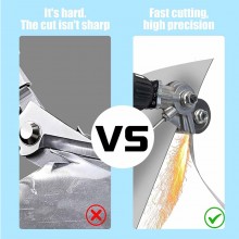 Adattatore per trapano avvitatore forbici taglierina per taglio lamiere metallo