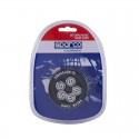 Set 5 Tappi Copri valvola per ruote logo Sparco in alluminio universali grigio